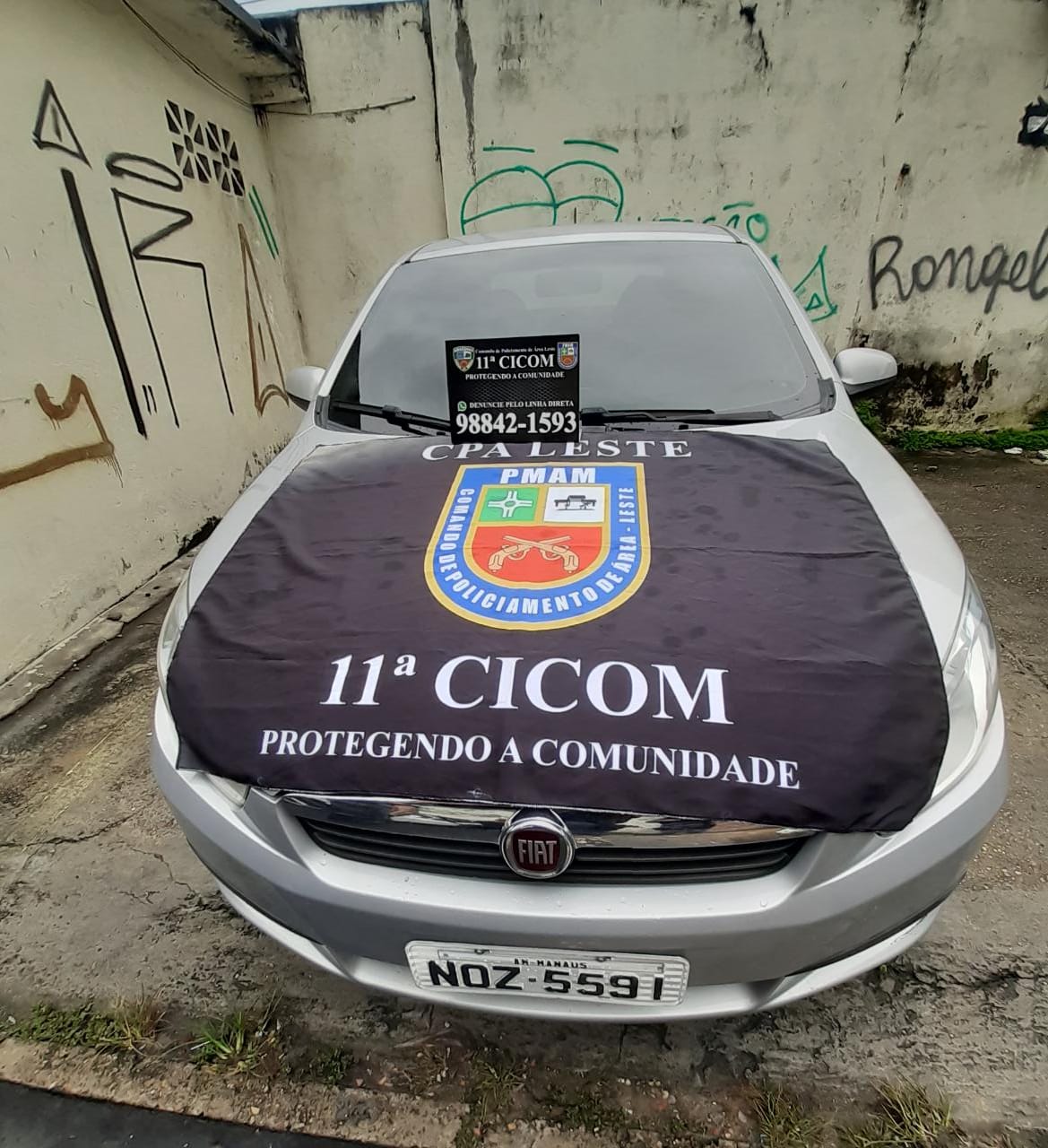 Polícia recupera veículo roubado na zona leste