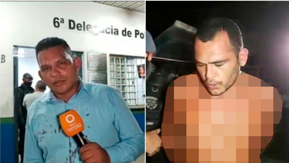 Repórter policial é agredido durante reportagem em Manaus