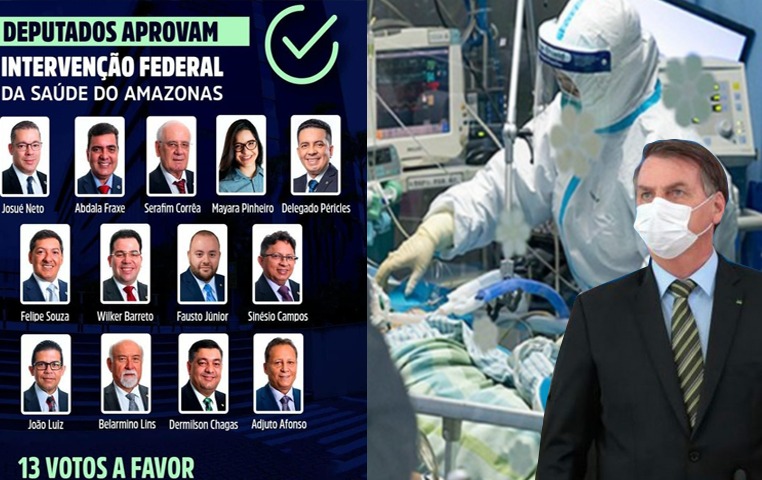Saiba quem são os deputados que foram a favor da intervenção na saúde no Amazonas