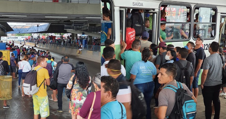 Prefeitura determina que ônibus circulem apenas com passageiros sentados