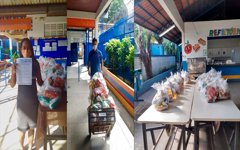 Prefeitura de Manaus distribui mais de 20 mil kits do projeto ‘Hora da Merenda’ em dois dias