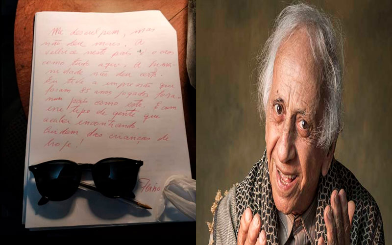 Ator Flávio Migliaccio se suicidou e deixou carta: “A humanidade não deu certo”