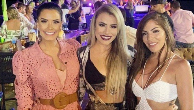 Ex-bbbs Ivy e Anamara ‘furam’ a quarentena  em festinha com empresários