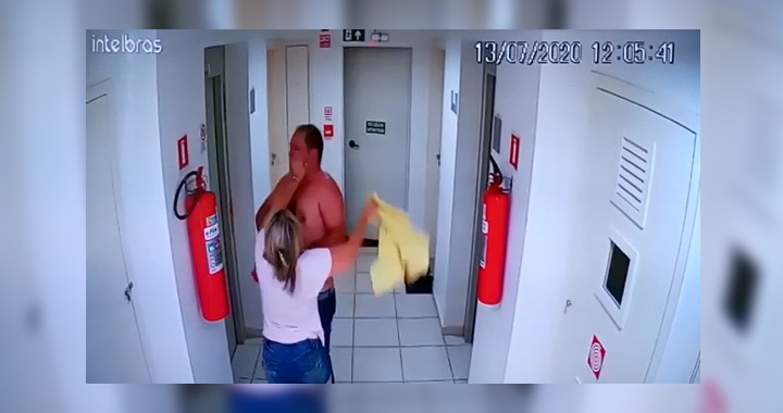 Acabou o mistério: Veja o vídeo em que o vereador Rosivaldo Cordovil apanha da esposa