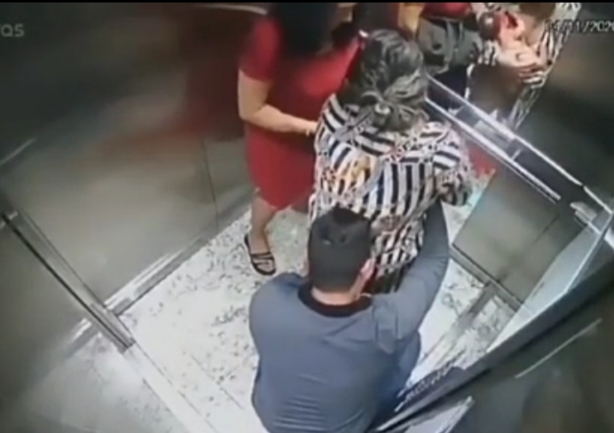 Em parto surpreendente, mulher dá à luz em elevador de prédio: veja vídeo