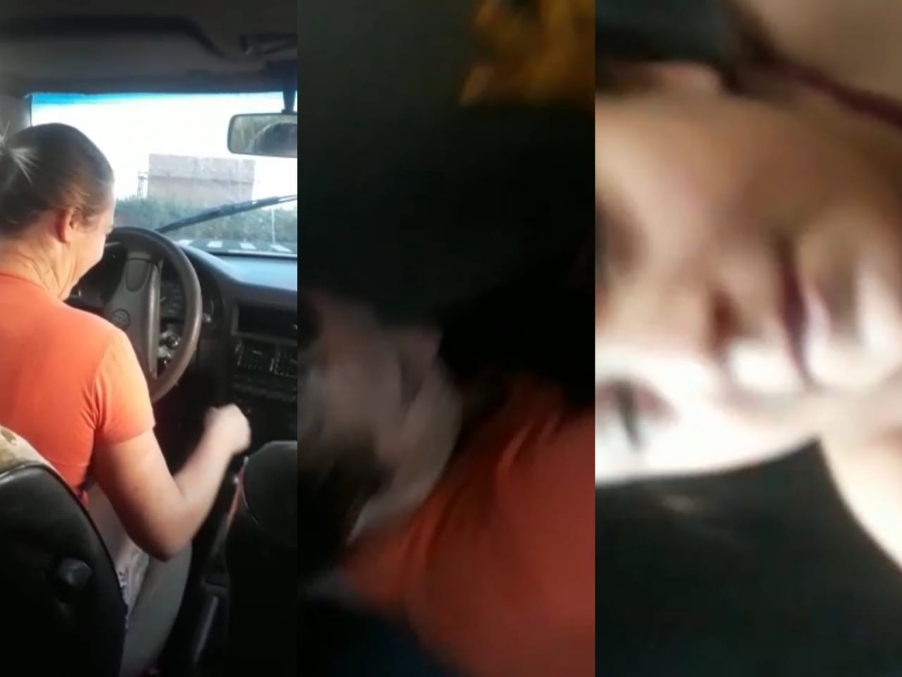 Loucura: mulher capota carro com família dentro em aula de direção; veja o vídeo