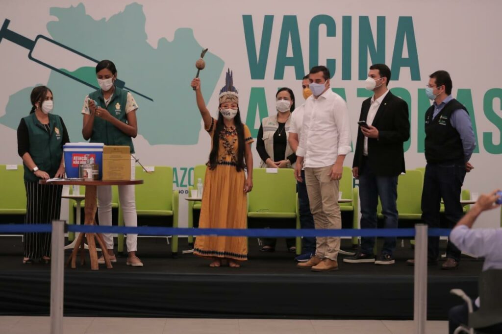 Wilson Lima abre oficialmente a campanha de vacinação contra Covid-19 no Amazonas