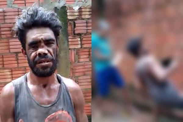 Membros do CV arrancam couro de ladrão a pauladas; cenas fortíssimas