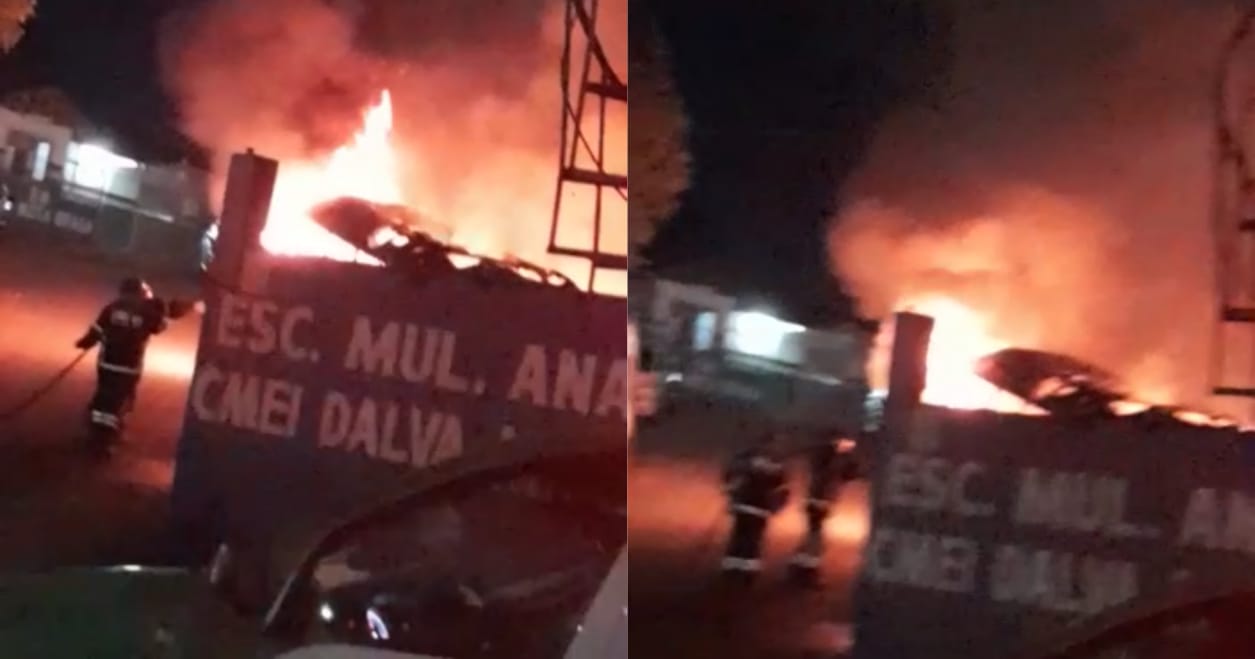 Escola é incendiada durante onda de ataques do CV em Manaus; veja vídeo