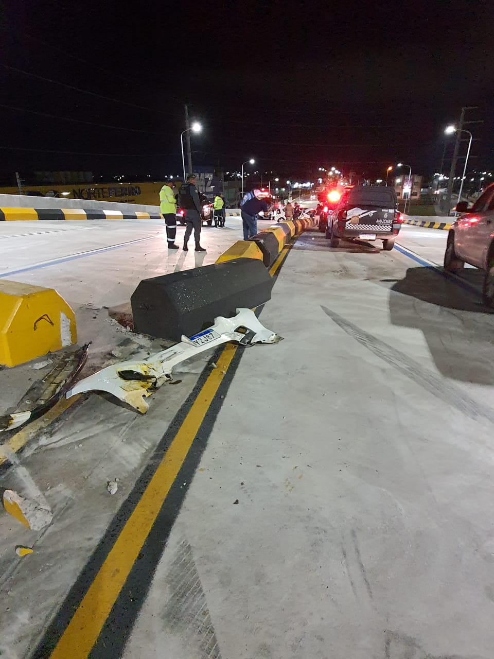 Homem tem morte brutal durante acidente gravíssimo no Viaduto do Manoa, em Manaus; cenas fortíssimas