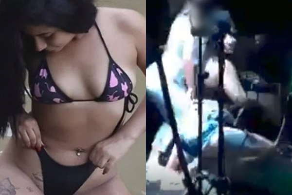 Veja como a dama do CV, a vulgo ‘Hello Kitty’ do tráfico se divertia quando estava viva; imagens fortes