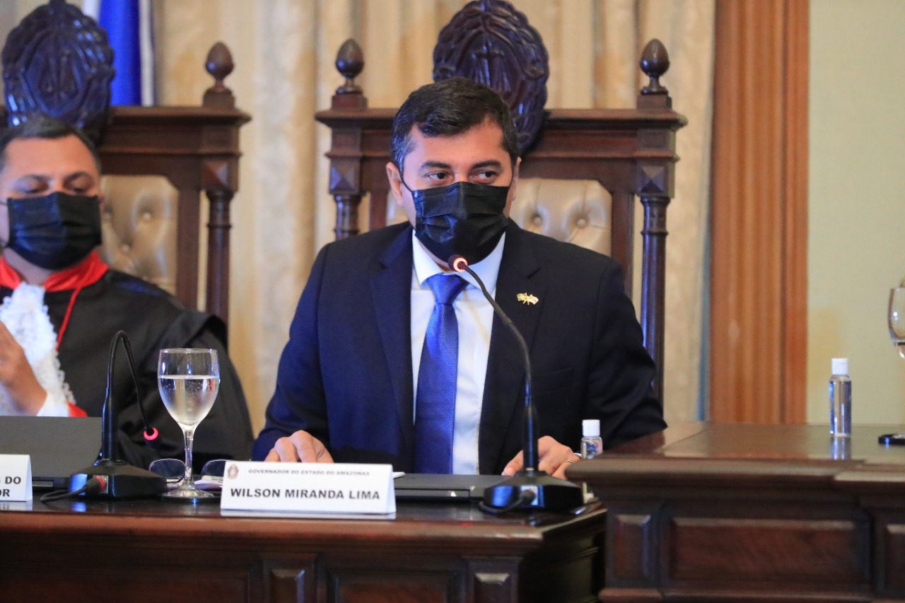 Governador Wilson Lima sanciona lei que muda data de posse da presidência do Judiciário do Amazonas