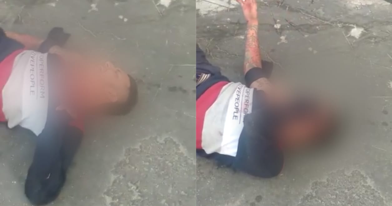 Com gritinhos de “ai, ai, ai, papai”, assaltante leva ‘peia’ da população, no bairro Petrópolis; veja vídeo