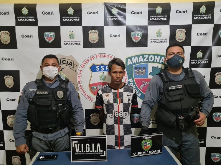 Suspeito de matar personal tenta se esconder ‘debaixo da saia’ da ex-mulher mas termina preso, no Amazonas 