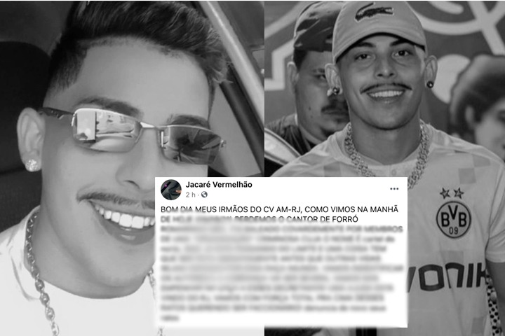 Facção CV diz em comunicado que vai caçar assassinos do cantor de forró Romarinho Mec: “seus ratos!”; veja