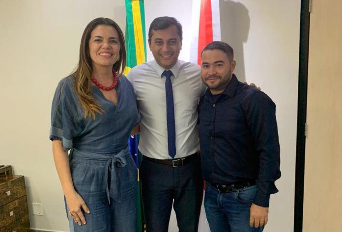 Alessandra Campêlo comemora início de obras de sistema de abastecimento de água em Eirunepé