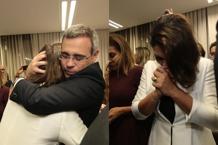 Primeira-dama Michelle Bolsonaro agradece a Deus por Mendonça no STF; cerimônia de posse ocorre dia 16