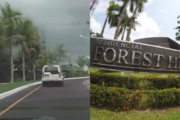 Criança cai de carro após mãe dirigir com ela para fora do veículo no Condomínio Forest Hill, em Manaus; veja vídeo