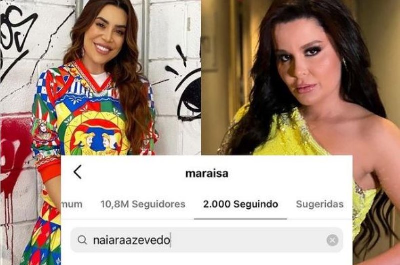Naiara Azevedo é acusada de se promover em cima de Marília Mendonça e Maraisa deixa de segui-la