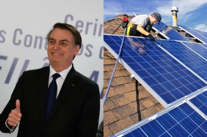 Presidente Bolsonaro sanciona lei que prorroga subsídios à energia solar