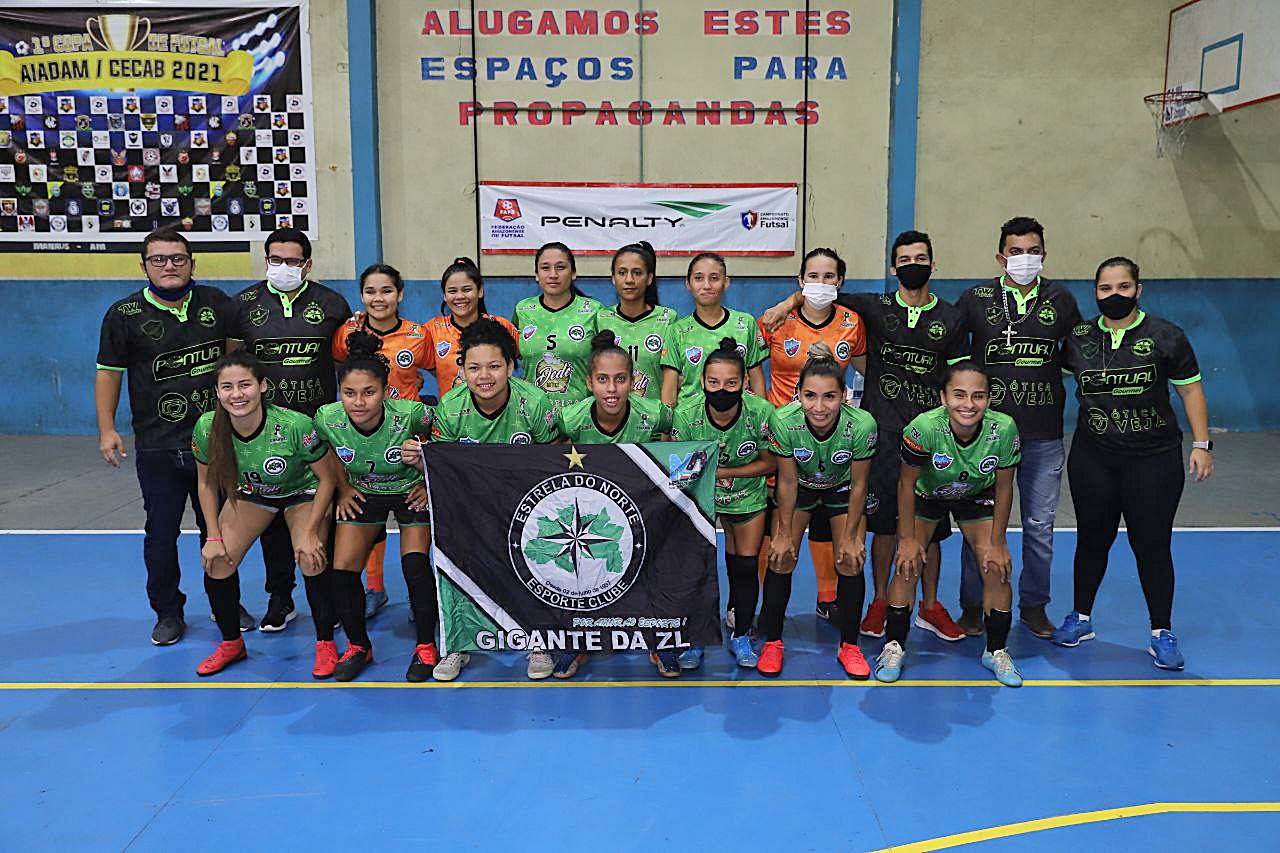 Estrela do Norte é campeão amazonense de futsal feminino pela quarta vez na história