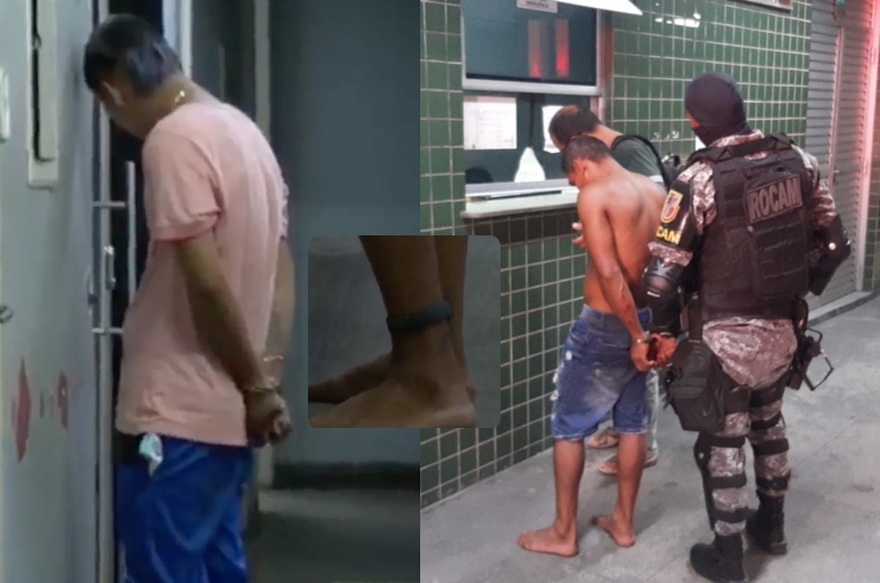 Vulgo 'Galeroso' e comparsa 'Feridento' caem de moto após assalto e são pegos pela Rocam