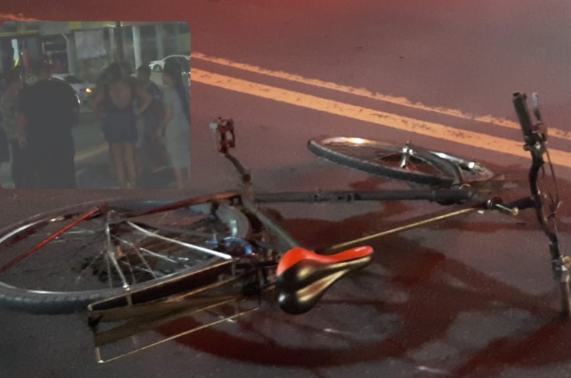 Ciclista agoniza no asfalto após perder controle de bicicleta e move orações durante demora do SAMU; veja vídeo