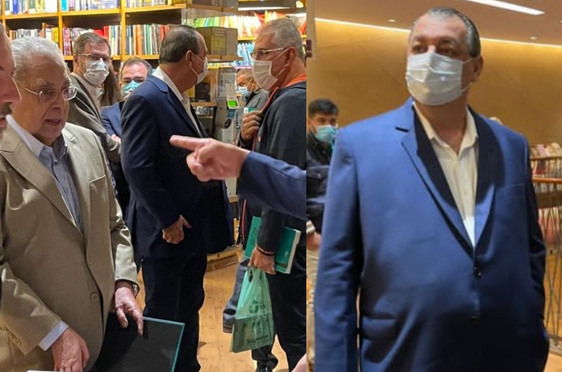 Lado a lado: Omar Aziz, Amazonino Mendes e Durango Duarte se encontram em livraria; veja vídeo