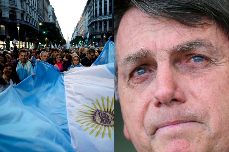 Pesquisa revela: Após sofrerem com socialismo, argentinos escolhem apoiar Bolsonaro