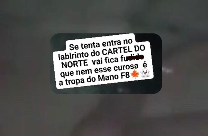 CDN persegue e manda ‘pro sal’ membro do CV que se perdeu em bairro; veja vídeo