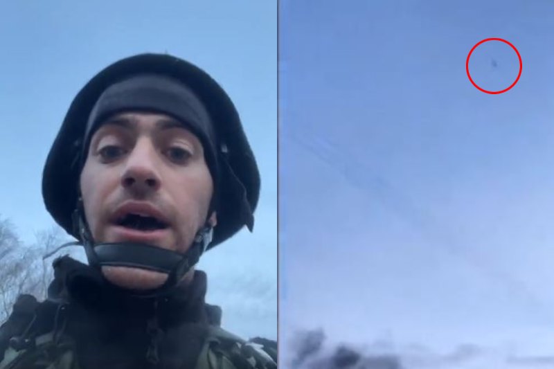 Ucranianos vêem míssel russo passando por cima de suas cabeças; veja vídeo