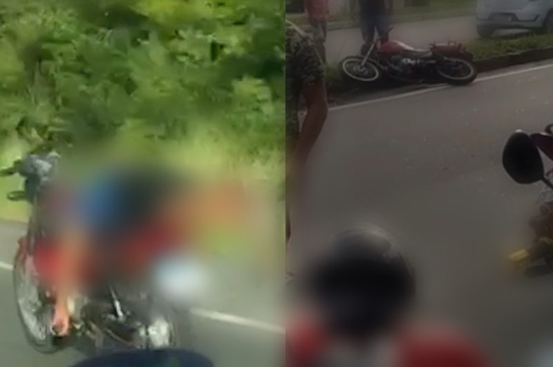 "Vinha deitado, passando marcha com a mão", diz testemunha de acidente de moto na Torquato Tapajós