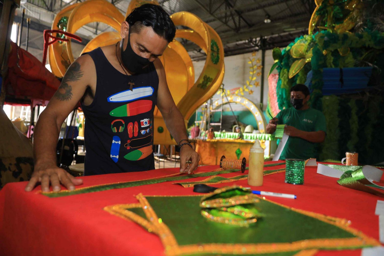 Escolas de samba de Manaus organizam últimos ajustes para Live de Carnaval
