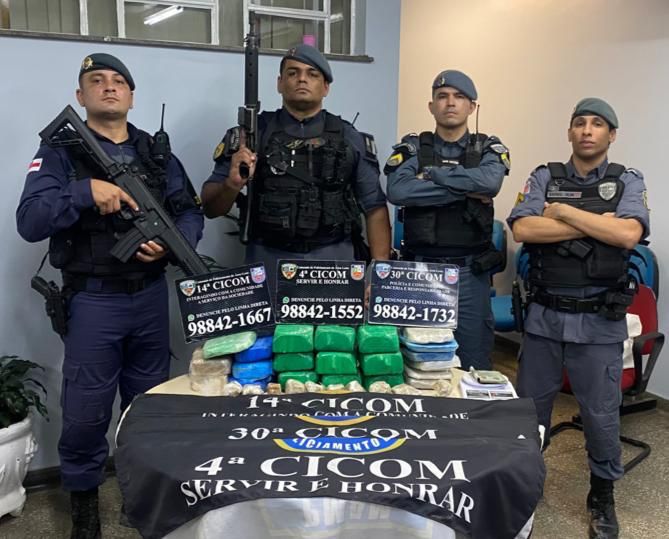 Polícia apreende mais de 20 kgs de óxi e deixa boca de fumo ‘de luto’ na comunidade Nova Vitória