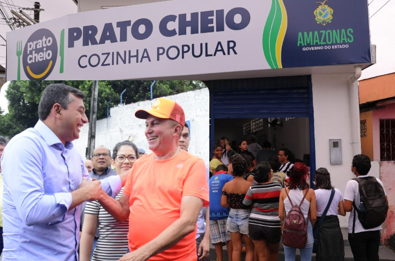 Unidos e avançando: Sabá Reis, um dos fundadores do bairro da União, comemora Prato Cheio inaugurado por Wilson Lima