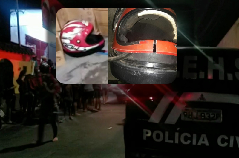 CPF cancelado: moradores do Tancredo Neves 'racham' seus capacetes de moto em cabeça de assaltante