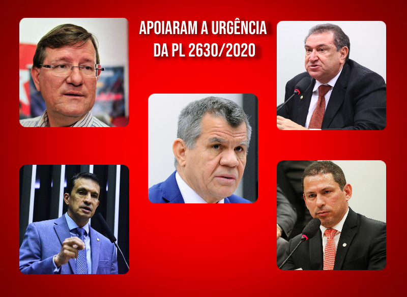 Saiba quais são os deputados do Amazonas que votaram a favor da PL da ‘censura’