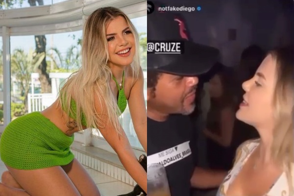 Blogueira é flagrada beijando ‘mendigo pegador’ em festa luxuosa; veja vídeo